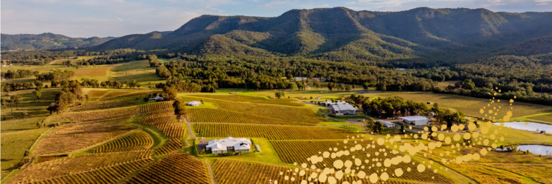 Australian farmland with hills in the background