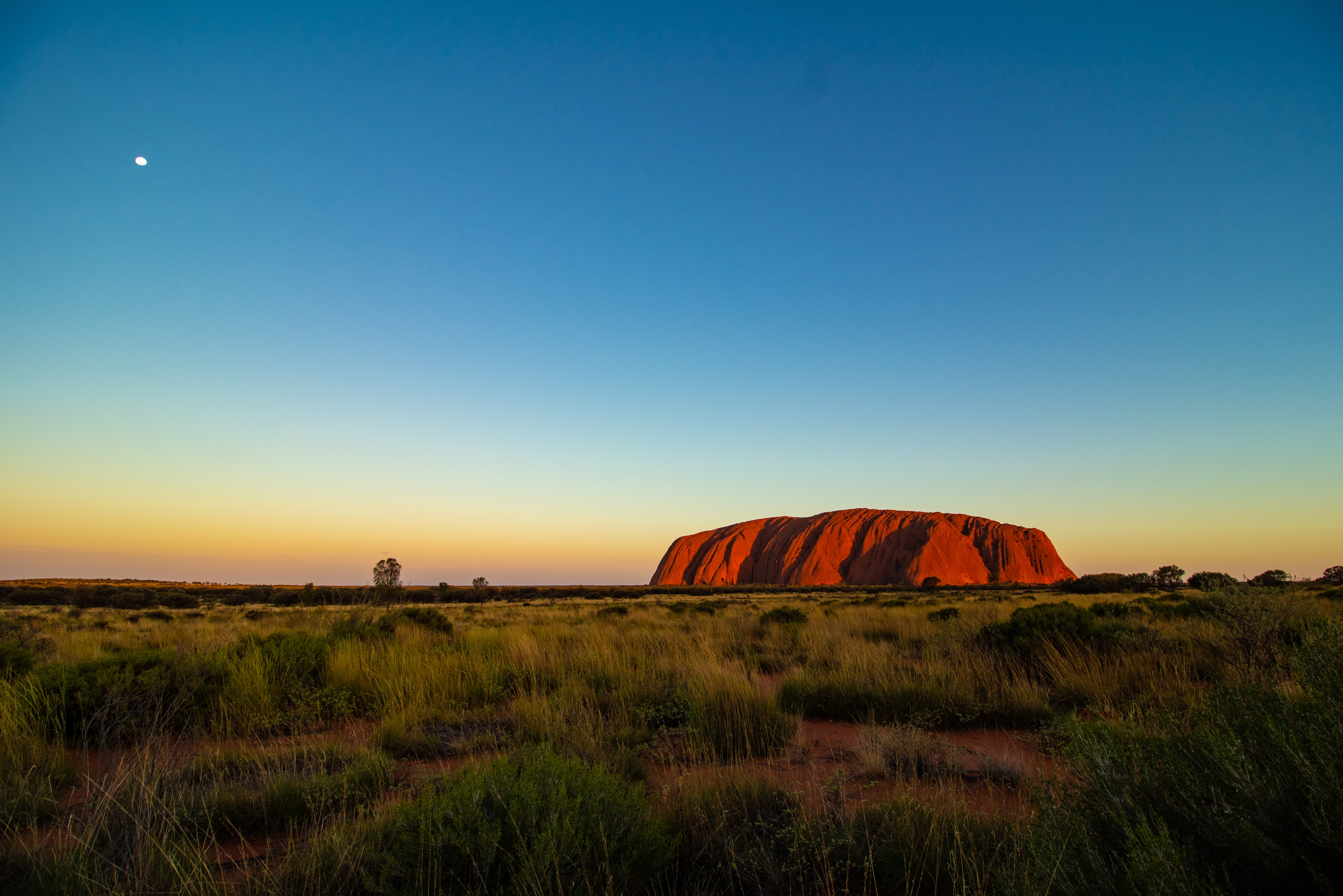 Uluru at dusk